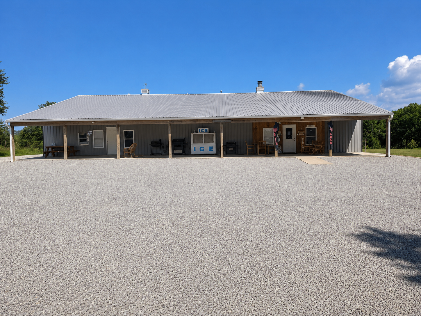 The lodge at Little Lusk