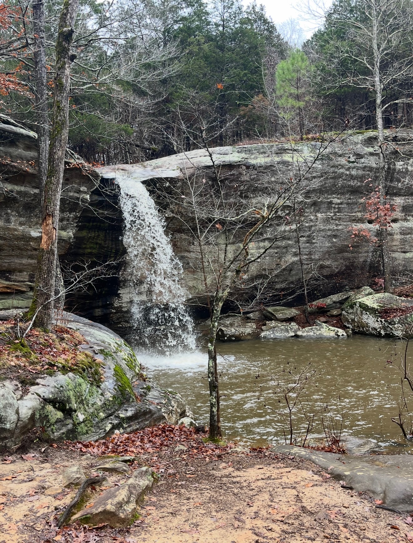 Falls along the trail